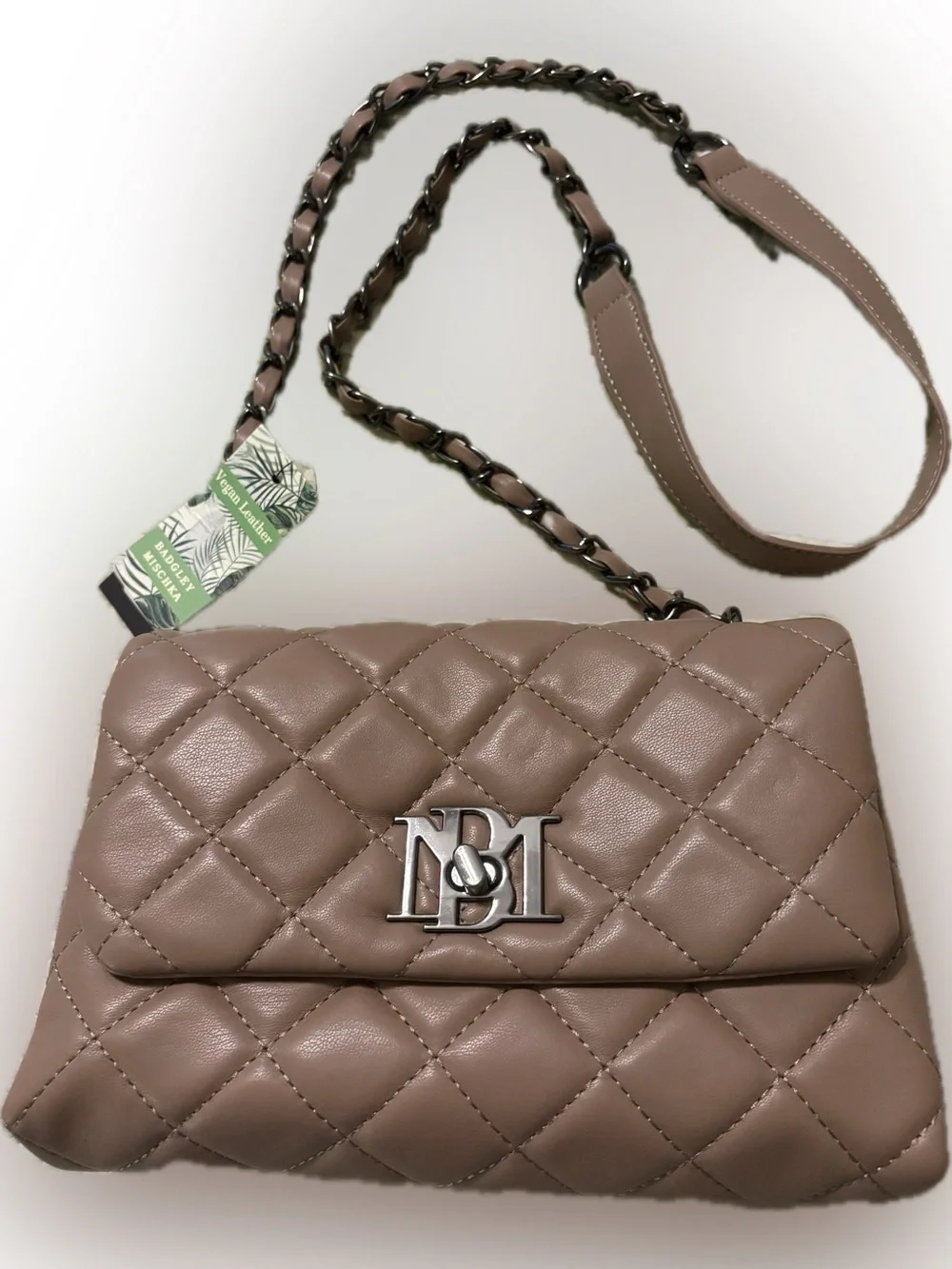 Badgley Mischka Diamond quilted crossbody - NWT